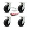 Service Caster 8 Inch Extra Heavy Duty Phenolic Wheel Swivel Caster Set with 2 Swivel Locks SCC-KP92S830-PHR-BSL-2-S-2 - alternate 3